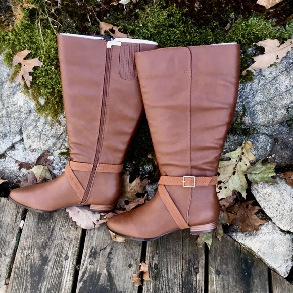 NWT 8.5WW + wide calf boots - Picture 2 of 9